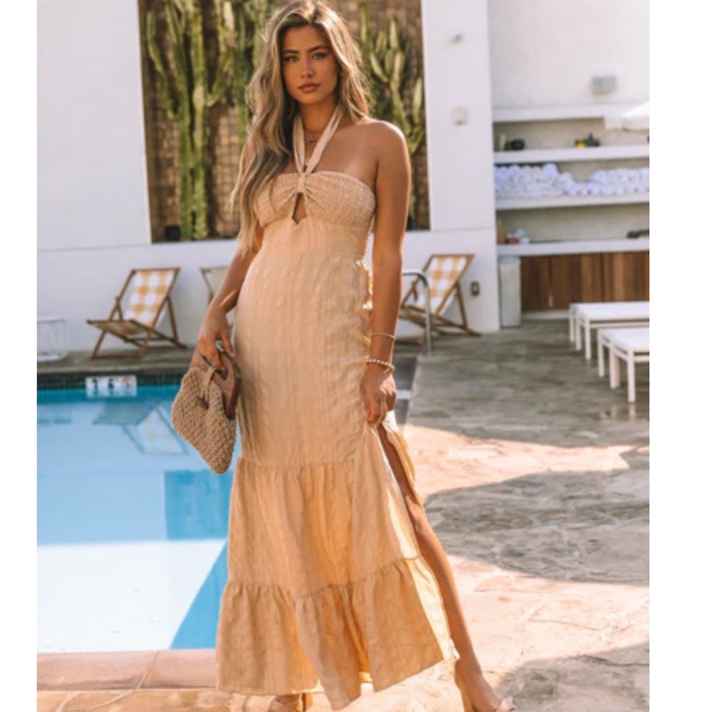 VICI Halter Maxi Dress